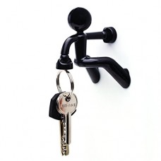 Naisicatar Key Pete magnétique solide pour clés Crochet Rack Aimant – Noir (simple) - B07C1R2JMP